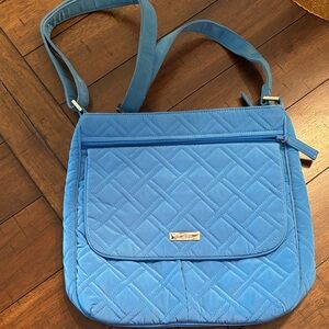 Vera Bradley Blue Quilted Crossbody Bag